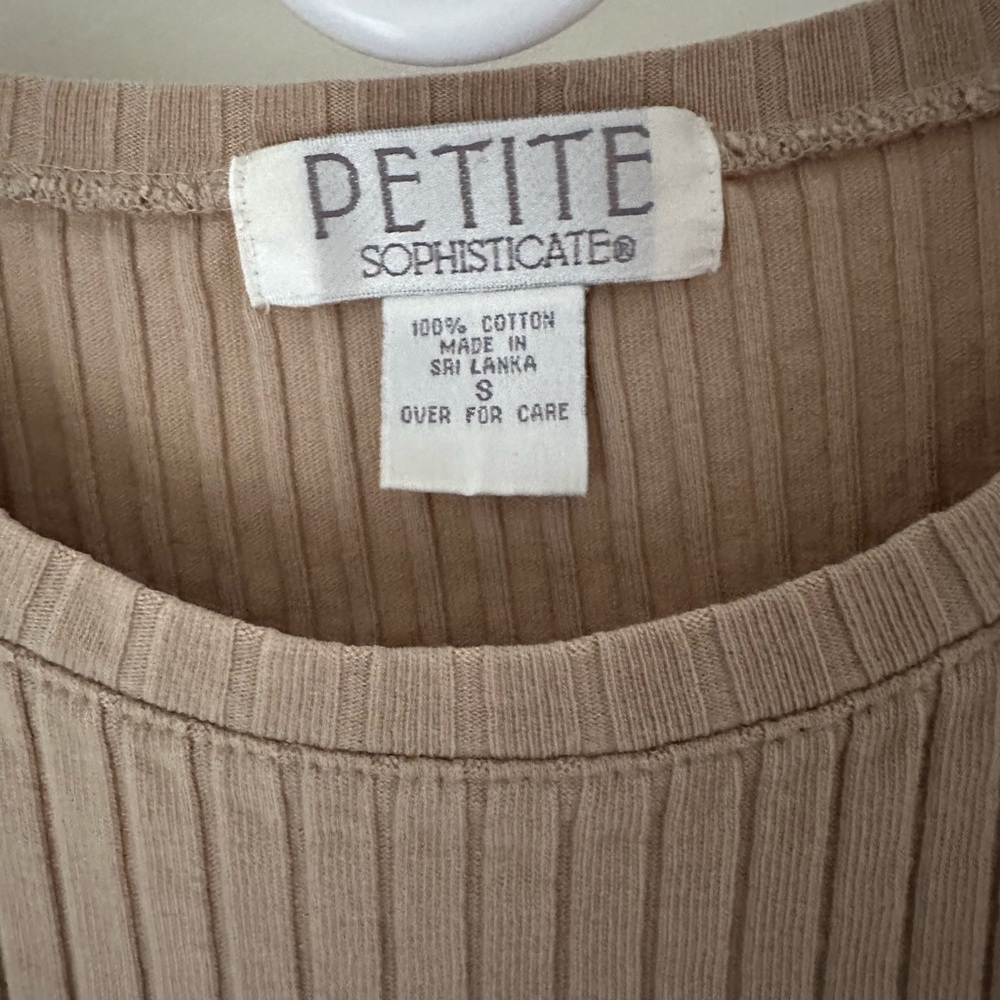 Vintage Ribbed Tee - Picture 2 of 3
